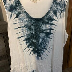 Women's Tie-Dye Sleeveless Top